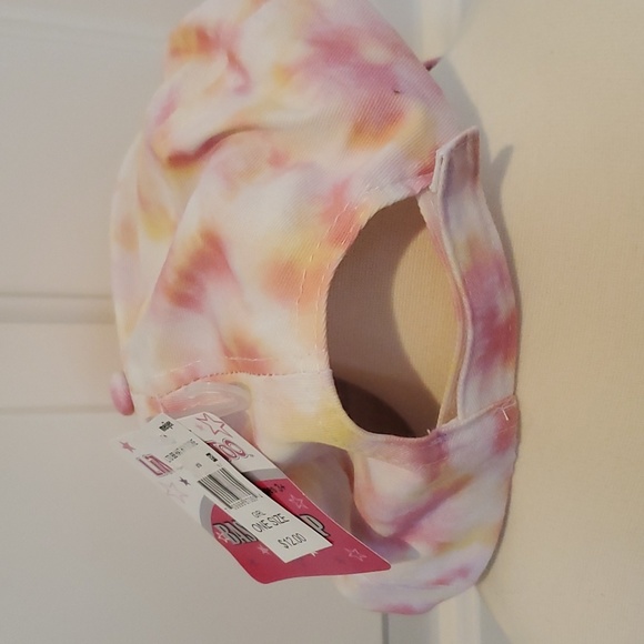 Lot of 2 Girls Limited Too Baseball Caps Hats-Happy Vibes Trucker Butterfly NWT - Picture 3 of 6